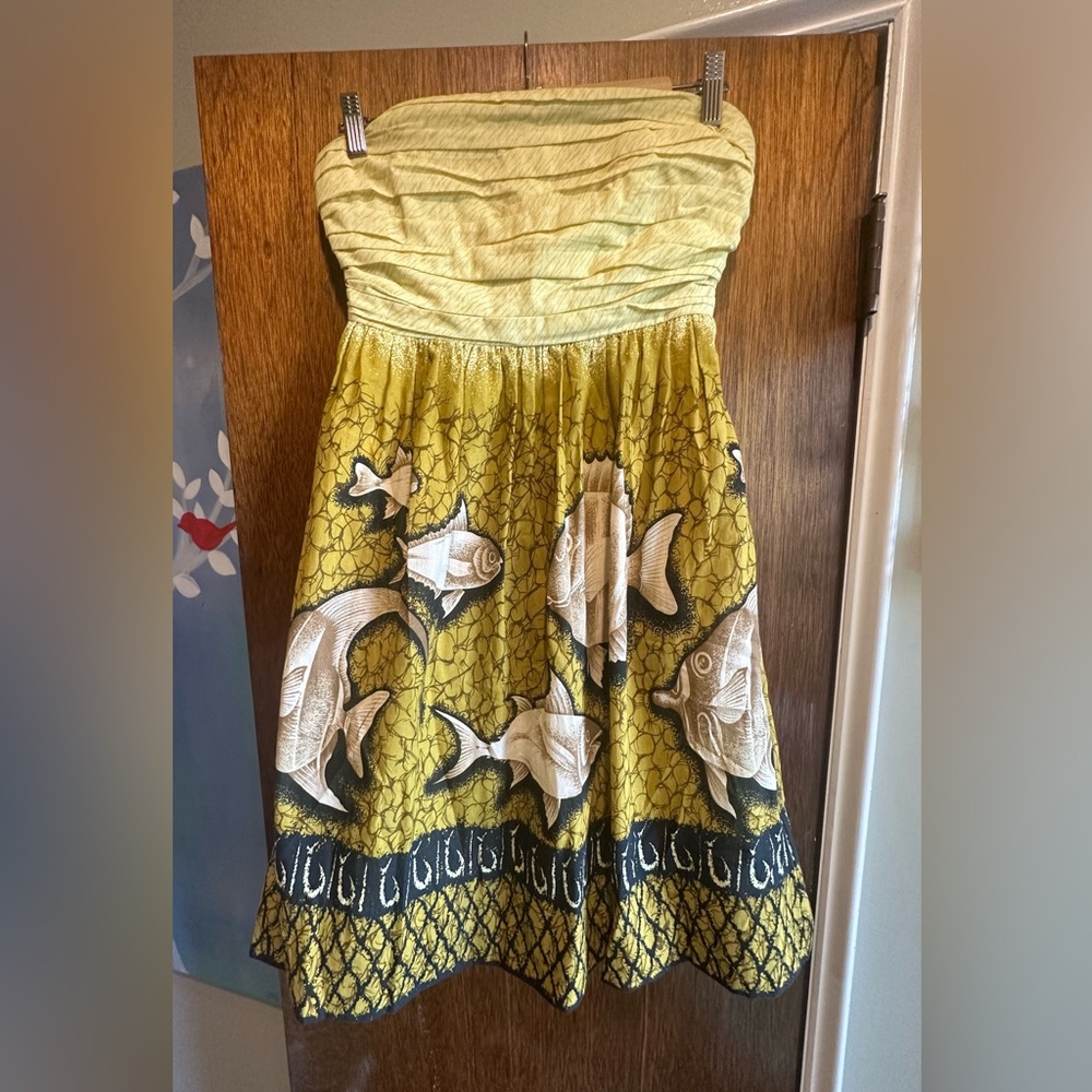 Anthropologie - Vanessa Virginia - Strapless “Fish” Dress - 2